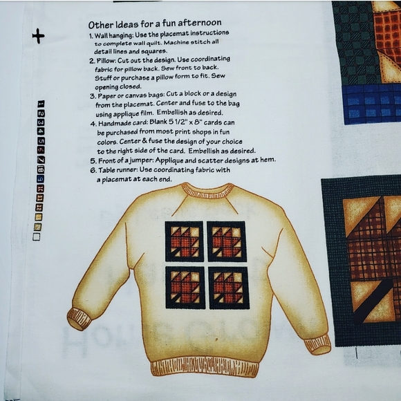 Home Grown Harvest Fabric Panel - Picture 3 of 4